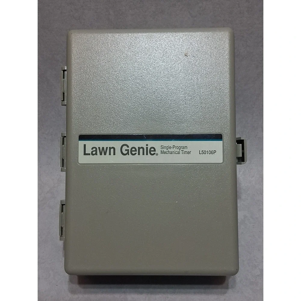 Vtg Lawn Genie Single Program 4 Program Mechanical Sprinkler Timer L50106P